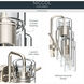 Niccol 3 Light 24 inch Polished Nickel Vanity Light Wall Light